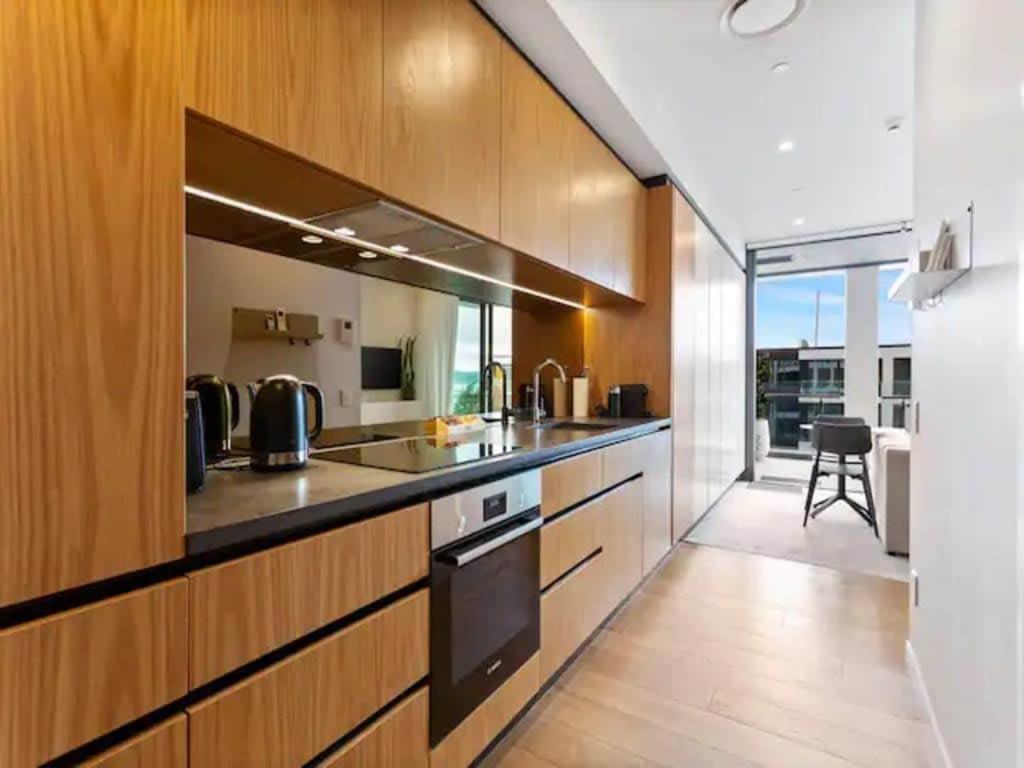 Sleek Modern Studio With Balcony โอ๊คแลนด์ ภายนอก รูปภาพ